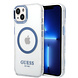Guess Guess iPhone 14 Plus Back-Cover hul - iPhone 15 Plus - Blau Guess Guess iPhone 14 Plus Back-Cover hul - iPhone 15 Plus - Blau