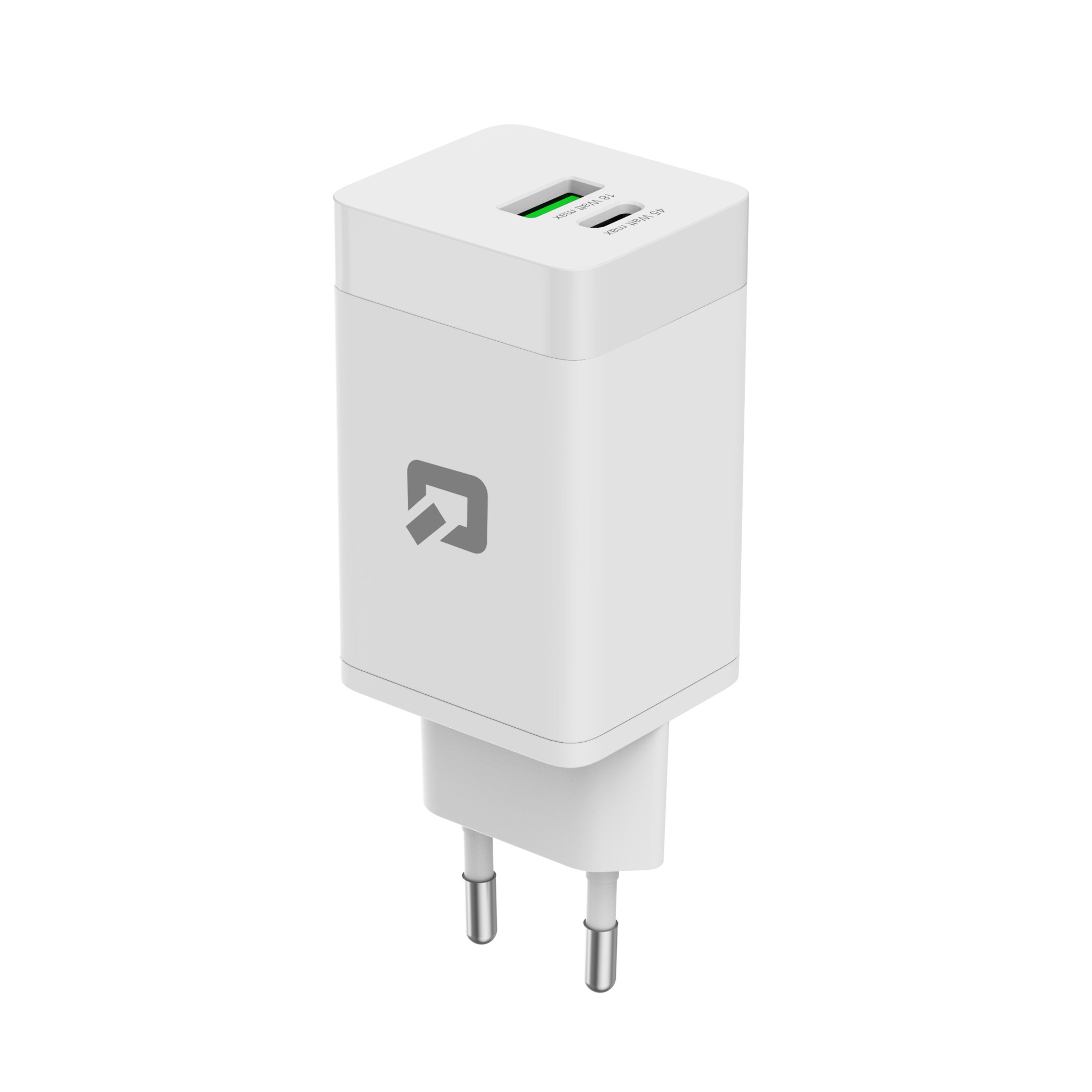 TUNIQ TUNIQPD 45W GaN Adapter - TUNIQ 3.0A Snellader - Wit