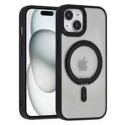 UNIQ Accessory iPhone 15 Back cover case - Magsafe with ring stand - Black