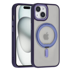 UNIQ Accessory iPhone 15 Back cover coque Magsafe with ring stand - Violet