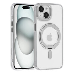 UNIQ Accessory iPhone 15 Back cover coque Magsafe with ring stand - Transparent