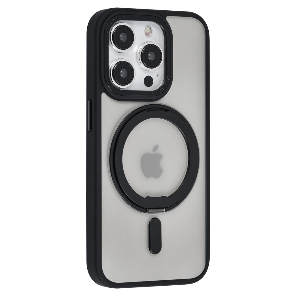 UNIQ Accessory UNIQ Accessory iPhone 15 Pro Back cover case - Magsafe with ring stand - Black UNIQ Accessory UNIQ Accessory iPhone 15 Pro Back cover case - Magsafe with ring stand - Black