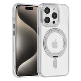 UNIQ Accessory UNIQ Accessory iPhone 15 Pro Backcover hoesje Magsafe with ring stand - Transparant UNIQ Accessory UNIQ Accessory iPhone 15 Pro Backcover hoesje Magsafe with ring stand - Transparant