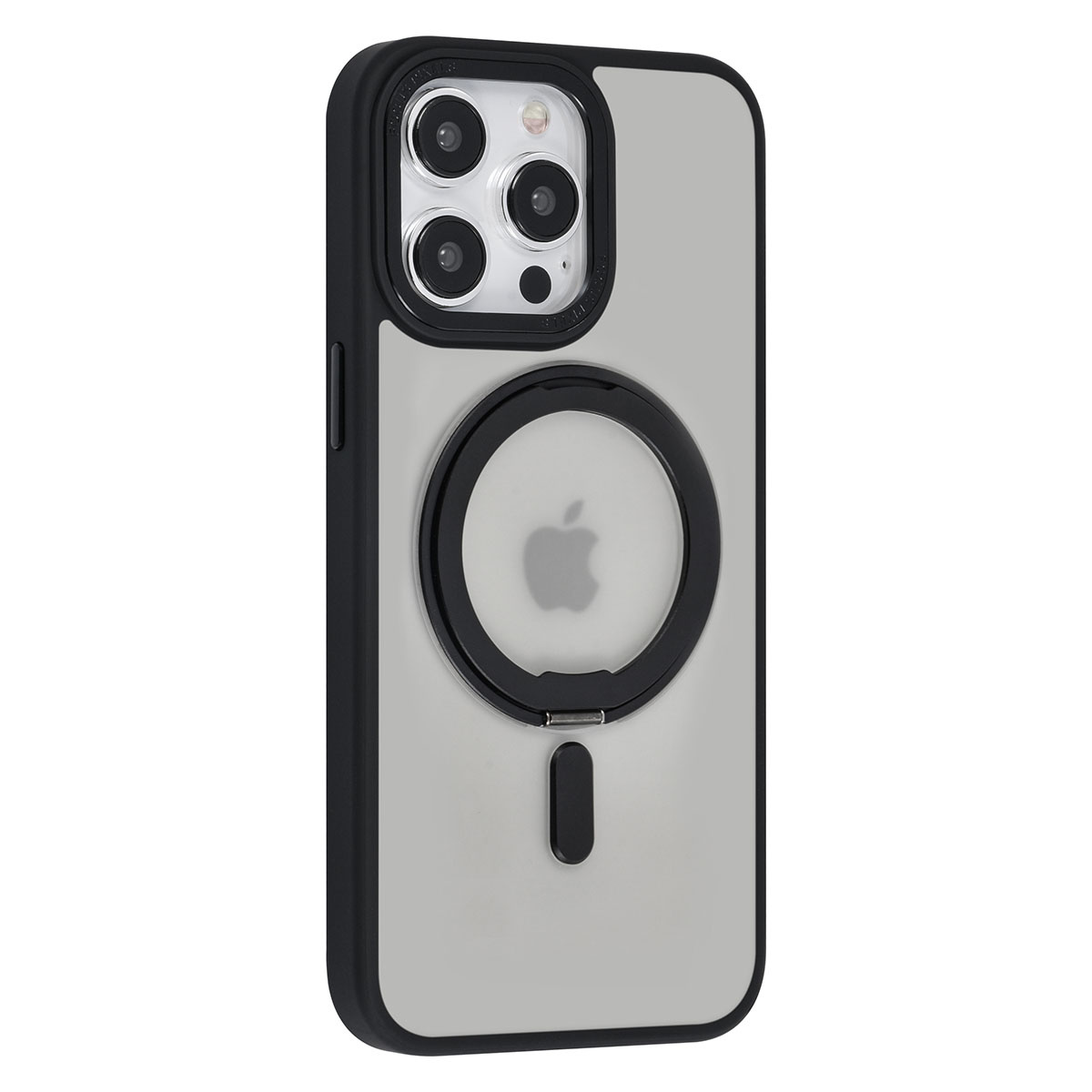 UNIQ Accessory UNIQ Accessory iPhone 15 Pro Max Backcover hoesje Magsafe with ring stand - Zwart, foto 5 van 6