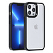 UNIQ Accessory UNIQAccessory iPhone 13 Pro Backcover hoesje - Zwart UNIQ Accessory UNIQAccessory iPhone 13 Pro Backcover hoesje - Zwart