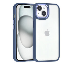 UNIQ Accessory UNIQAccessory iPhone 15 Backcover hoesje - Blauw UNIQ Accessory UNIQAccessory iPhone 15 Backcover hoesje - Blauw