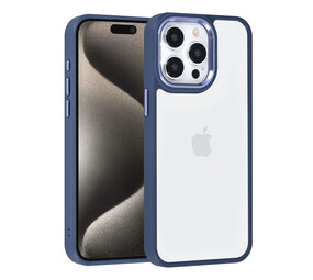 UNIQ Accessory UNIQAccessory iPhone 15 Pro Max Backcover hoesje - Blauw UNIQ Accessory UNIQAccessory iPhone 15 Pro Max Backcover hoesje - Blauw