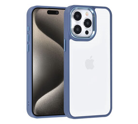 UNIQ Accessory UNIQAccessory iPhone 15 Pro Max Backcover hoesje - LichtBlauw UNIQ Accessory UNIQAccessory iPhone 15 Pro Max Backcover hoesje - LichtBlauw