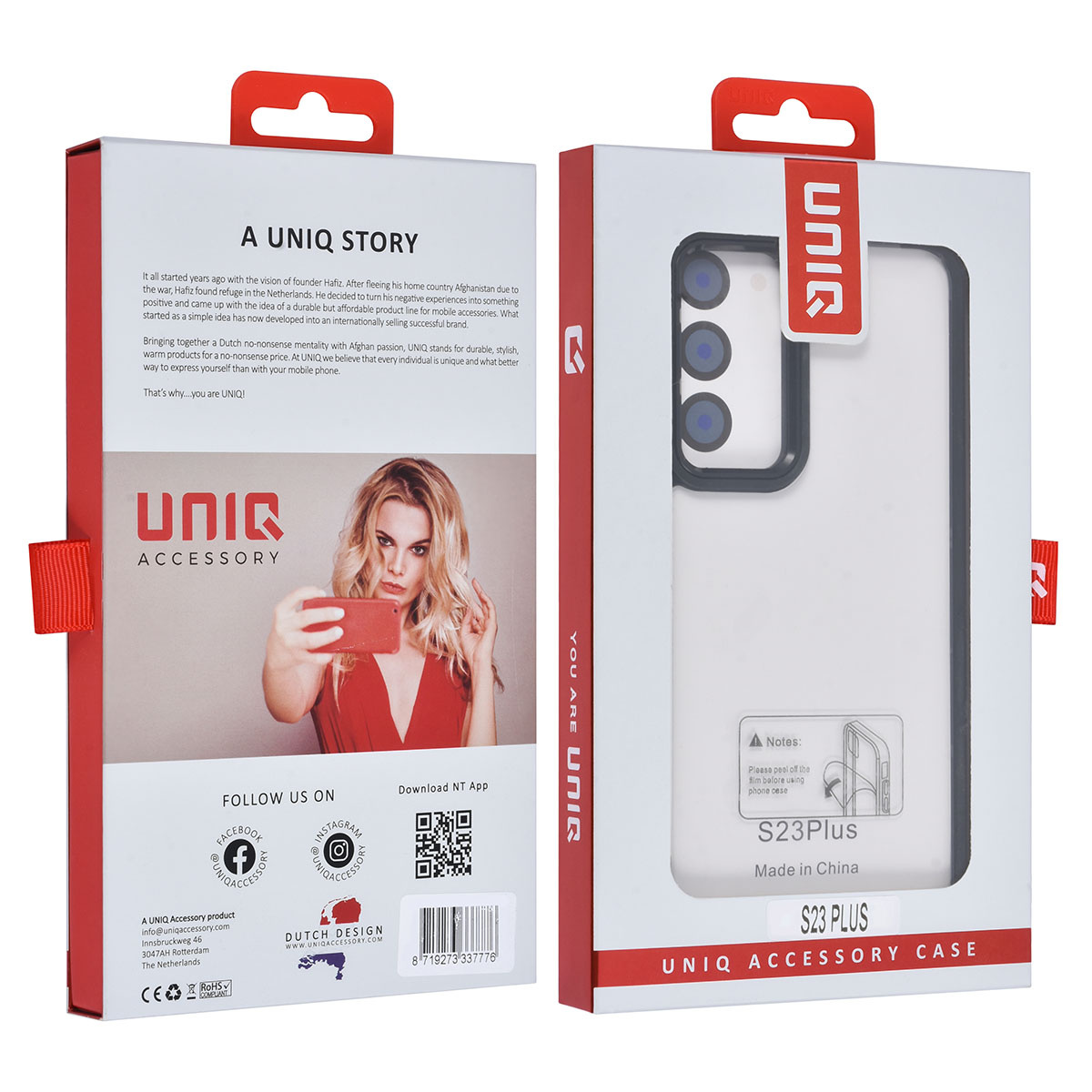 UNIQ Accessory UNIQAccessory Galaxy S23 Plus Backcover hoesje - Zwart, foto 4 van 6