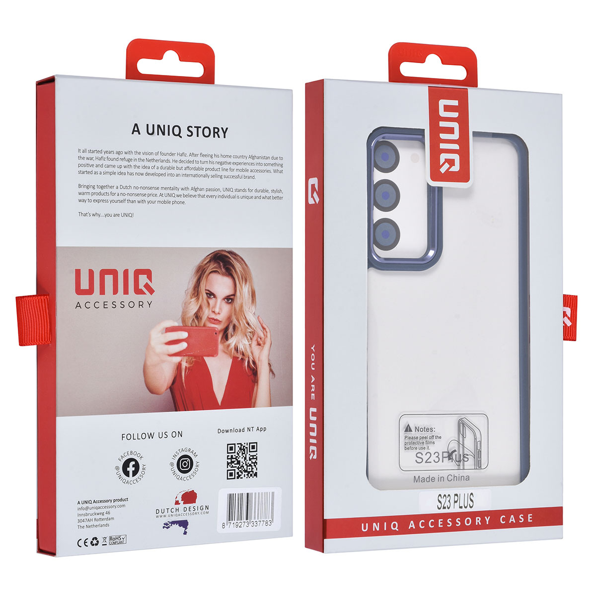 UNIQ Accessory UNIQAccessory Galaxy S23 Plus Backcover hoesje - Blauw, foto 4 van 6