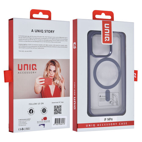 UNIQ Accessory UNIQ Accessory iPhone 14 Pro Back-Cover hul - Magsafe - Lila UNIQ Accessory UNIQ Accessory iPhone 14 Pro Back-Cover hul - Magsafe - Lila