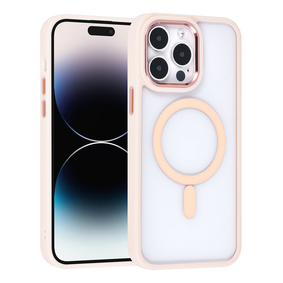 UNIQ Accessory UNIQ Accessory iPhone 14 Pro Max Backcover hoesje Magsafe - Roze