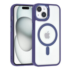 UNIQ Accessory iPhone 15 Backcover hoesje Magsafe - Paars
