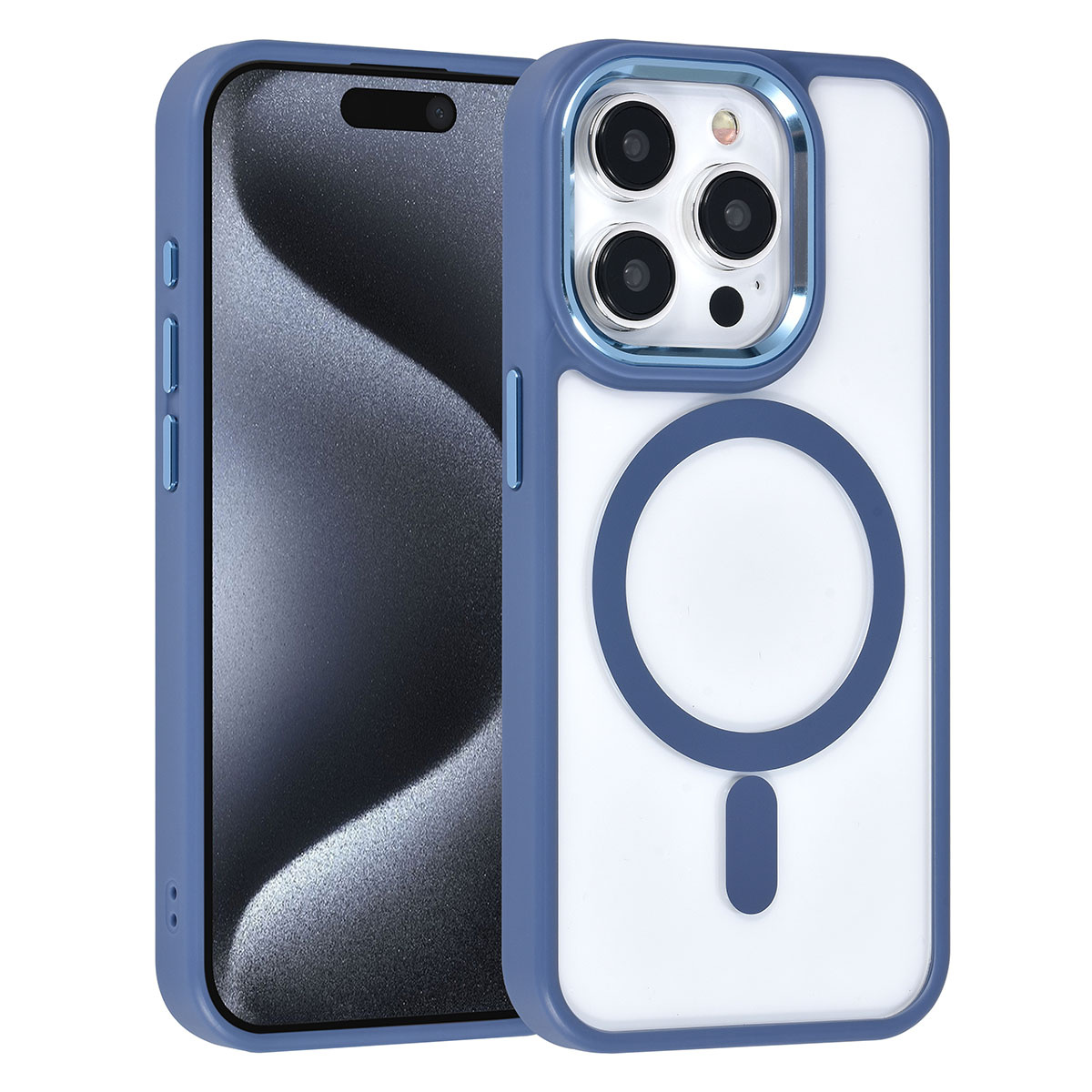UNIQ Accessory UNIQ Accessory iPhone 15 Pro Backcover hoesje Magsafe - Blauw