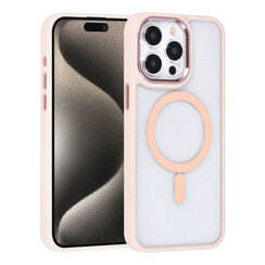 UNIQ Accessory iPhone 15 Pro Max Backcover hoesje Magsafe - Roze