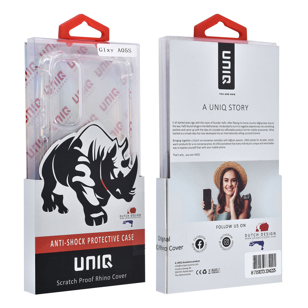 UNIQ Accessory UNIQ Accessory Galaxy A05S Back cover case - Transparent - Antishock UNIQ Accessory UNIQ Accessory Galaxy A05S Back cover case - Transparent - Antishock