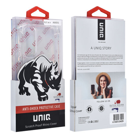 UNIQ Accessory UNIQ Accessory Galaxy A05S Back cover case - Transparent - Antishock UNIQ Accessory UNIQ Accessory Galaxy A05S Back cover case - Transparent - Antishock