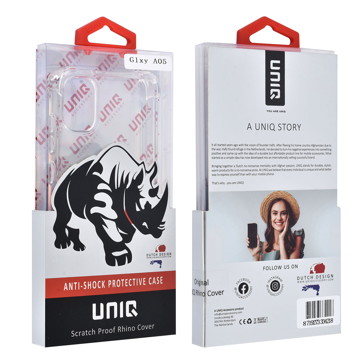 UNIQ Accessory UNIQ Accessory Galaxy A05 Backcover hoesje - Transparant - Antishock, foto 4 van 6