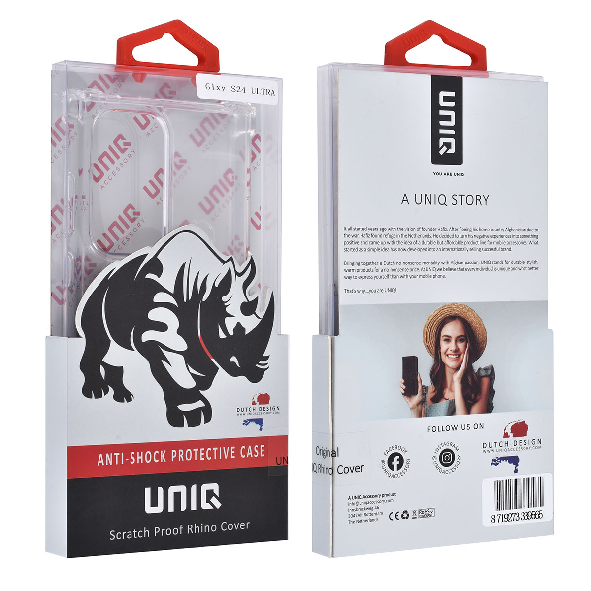 UNIQ Accessory UNIQ Accessory Galaxy S24 Ultra Backcover hoesje - Transparant - Antishock, foto 4 van 6