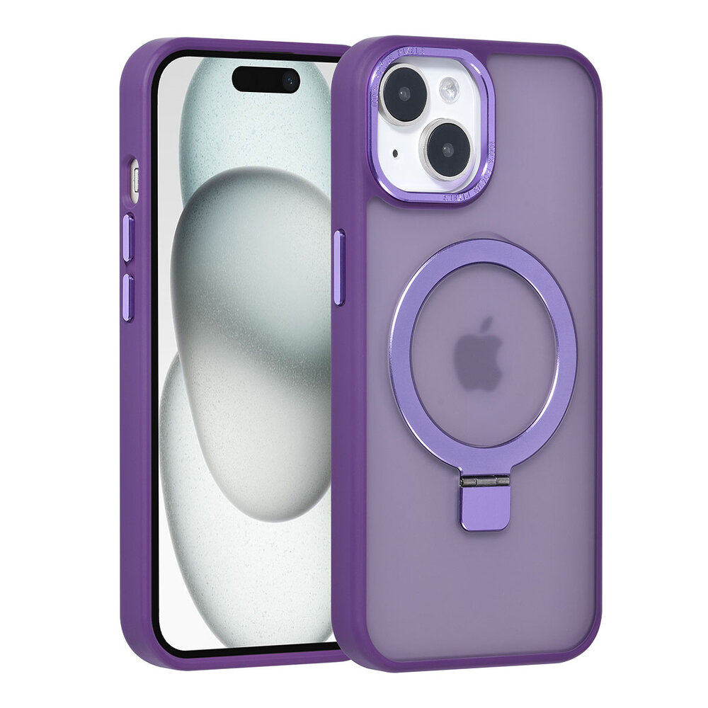 UNIQ Accessory UNIQ Accessory iPhone 15 Backcover hoesje Magsafe - Paars UNIQ Accessory UNIQ Accessory iPhone 15 Backcover hoesje Magsafe - Paars