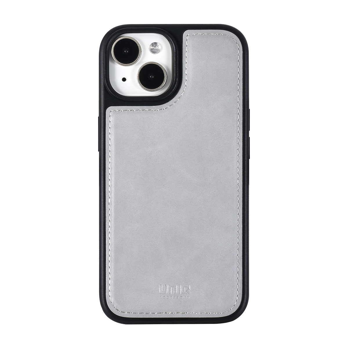 UNIQ Accessory UNIQ Accessory iPhone 14 & 13 Book Case hoesje Pasjeshouder - Grijs, foto 4 van 6