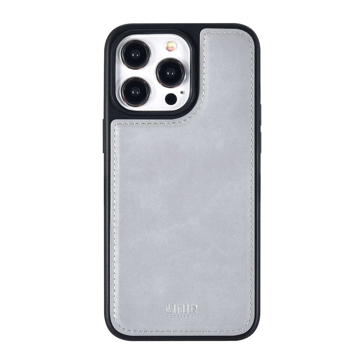 UNIQ Accessory UNIQ Accessory iPhone 14 Pro Max Book Case hoesje Pasjeshouder - Grijs, foto 4 van 6
