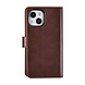 UNIQ Accessory UNIQ Accessory iPhone 15 Book Case hoesje Pasjeshouder - Bruin UNIQ Accessory UNIQ Accessory iPhone 15 Book Case hoesje Pasjeshouder - Bruin