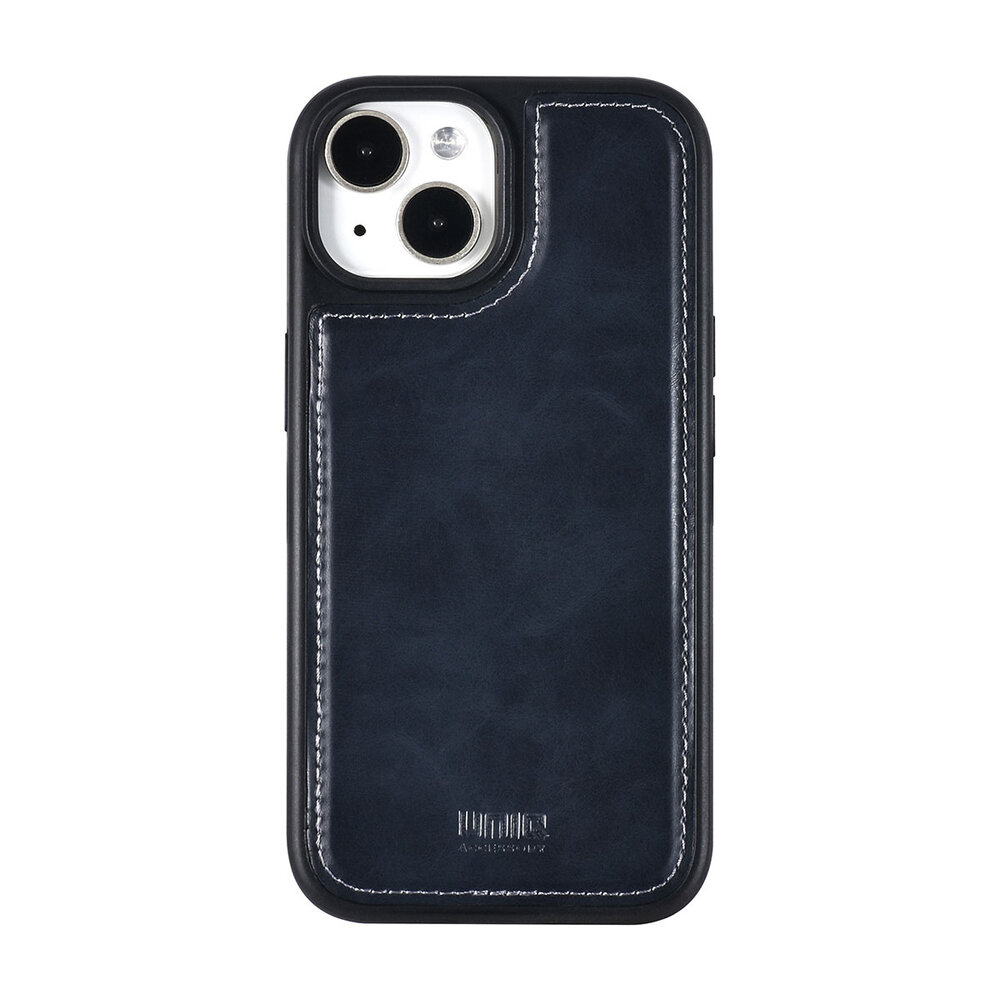 UNIQ Accessory UNIQ Accessory iPhone 15 Book type housse Porte-cartes - Bleu UNIQ Accessory UNIQ Accessory iPhone 15 Book type housse Porte-cartes - Bleu