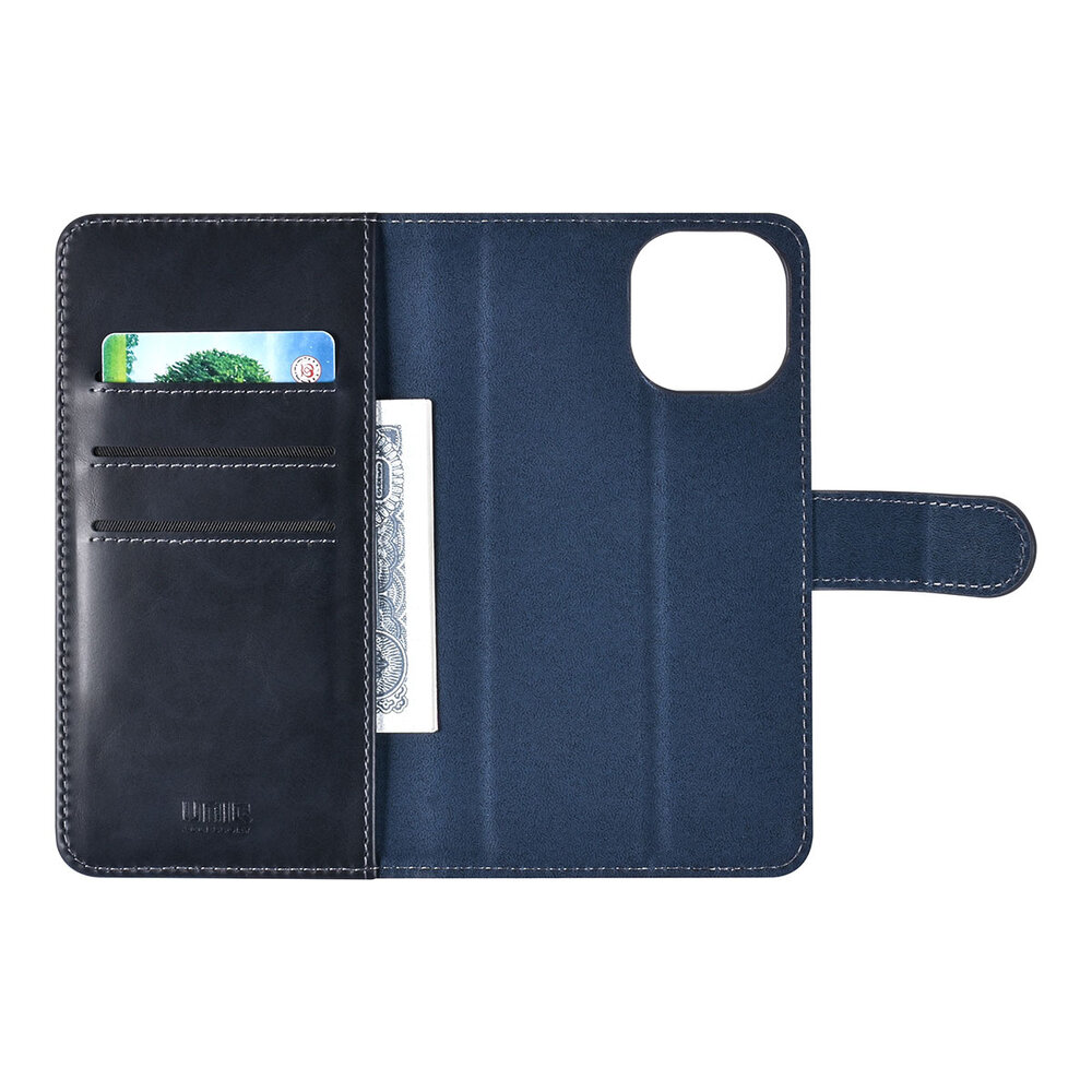 UNIQ Accessory UNIQ Accessory iPhone 15 Book type housse Porte-cartes - Bleu UNIQ Accessory UNIQ Accessory iPhone 15 Book type housse Porte-cartes - Bleu