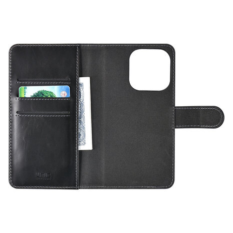 UNIQ Accessory UNIQ Accessory iPhone 15 Pro Book type case - Card holder - Black UNIQ Accessory UNIQ Accessory iPhone 15 Pro Book type case - Card holder - Black