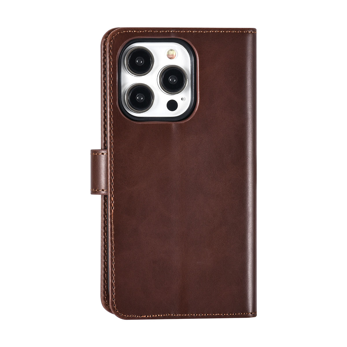 UNIQ Accessory UNIQ Accessory iPhone 15 Pro Book Case hoesje Pasjeshouder - Bruin, foto 3 van 6