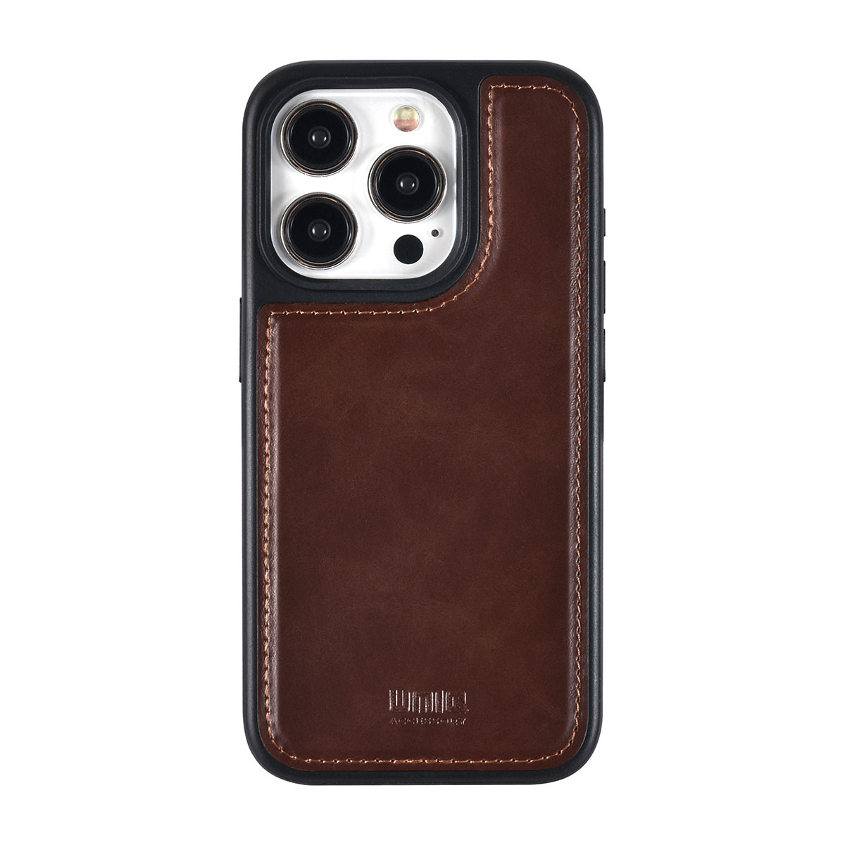 UNIQ Accessory UNIQ Accessory iPhone 15 Pro Book Case hoesje Pasjeshouder - Bruin, foto 4 van 6