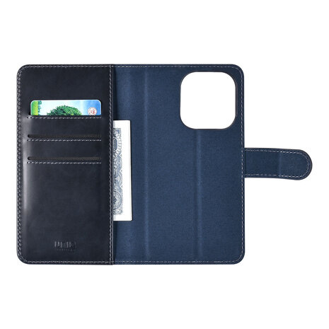 UNIQ Accessory UNIQ Accessory iPhone 15 Pro Book type case - Card holder - Blue UNIQ Accessory UNIQ Accessory iPhone 15 Pro Book type case - Card holder - Blue
