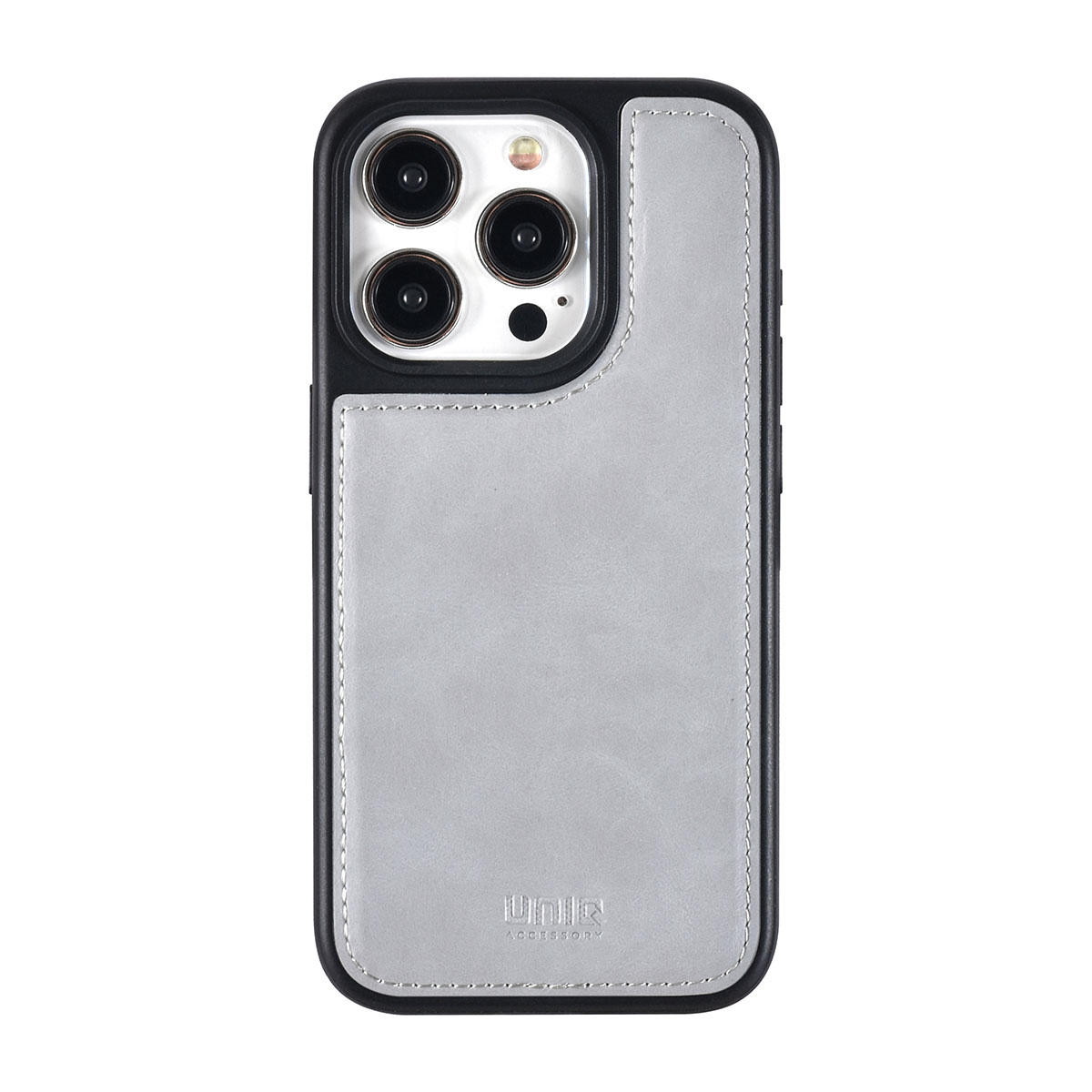 UNIQ Accessory UNIQ Accessory iPhone 15 Pro Book Case hoesje Pasjeshouder - Grijs, foto 4 van 6
