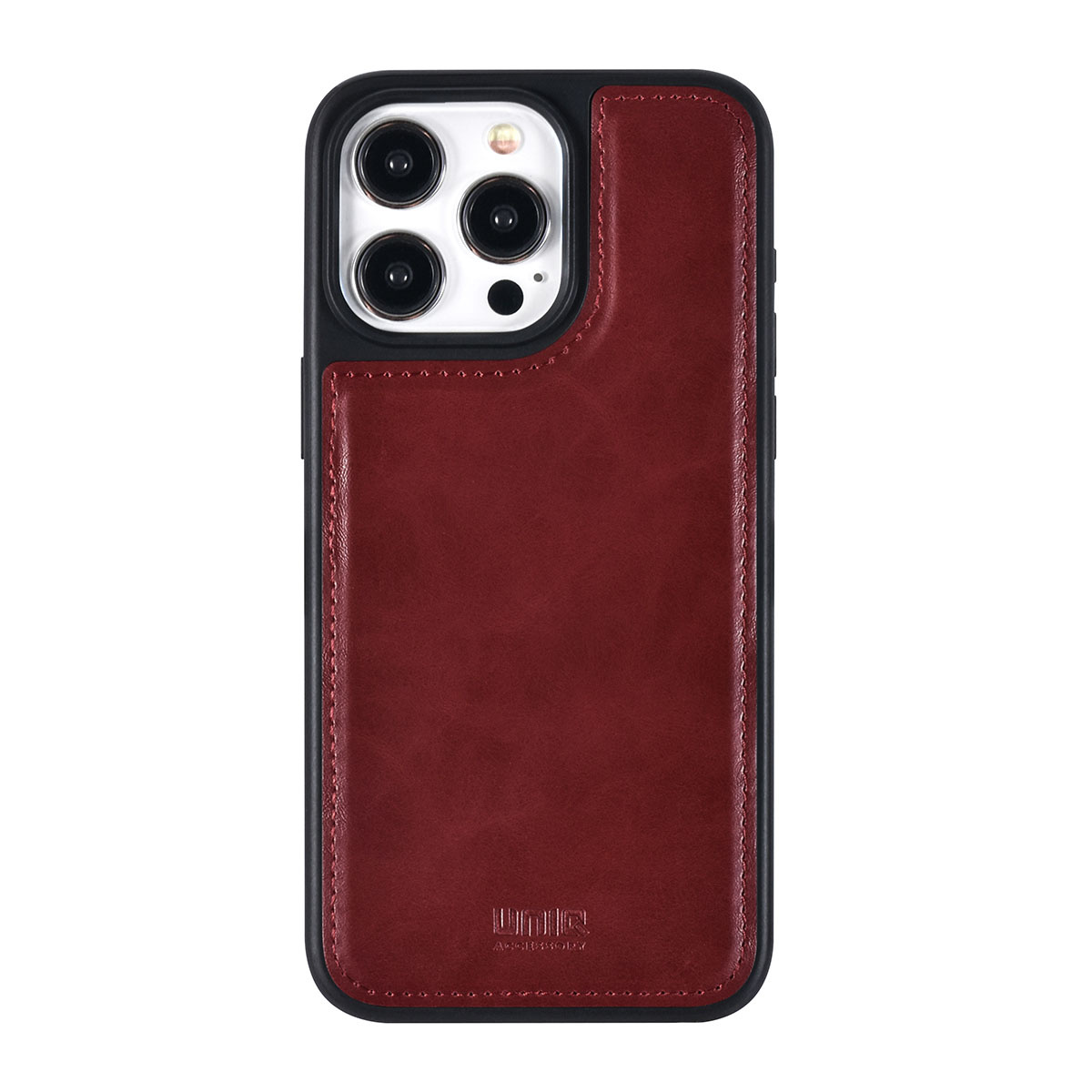 UNIQ Accessory UNIQ Accessory iPhone 15 Pro Max Book Case hoesje Pasjeshouder - Rood, foto 3 van 6