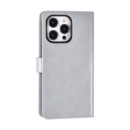 UNIQ Accessory UNIQ Accessory iPhone 15 Pro Max Book Case hoesje Pasjeshouder - Grijs