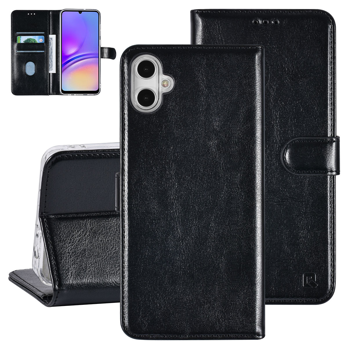 UNIQ Accessory UNIQ Accessory Galaxy A05 Book Case hoesje Pasjeshouder - Zwart, foto 6 van 6