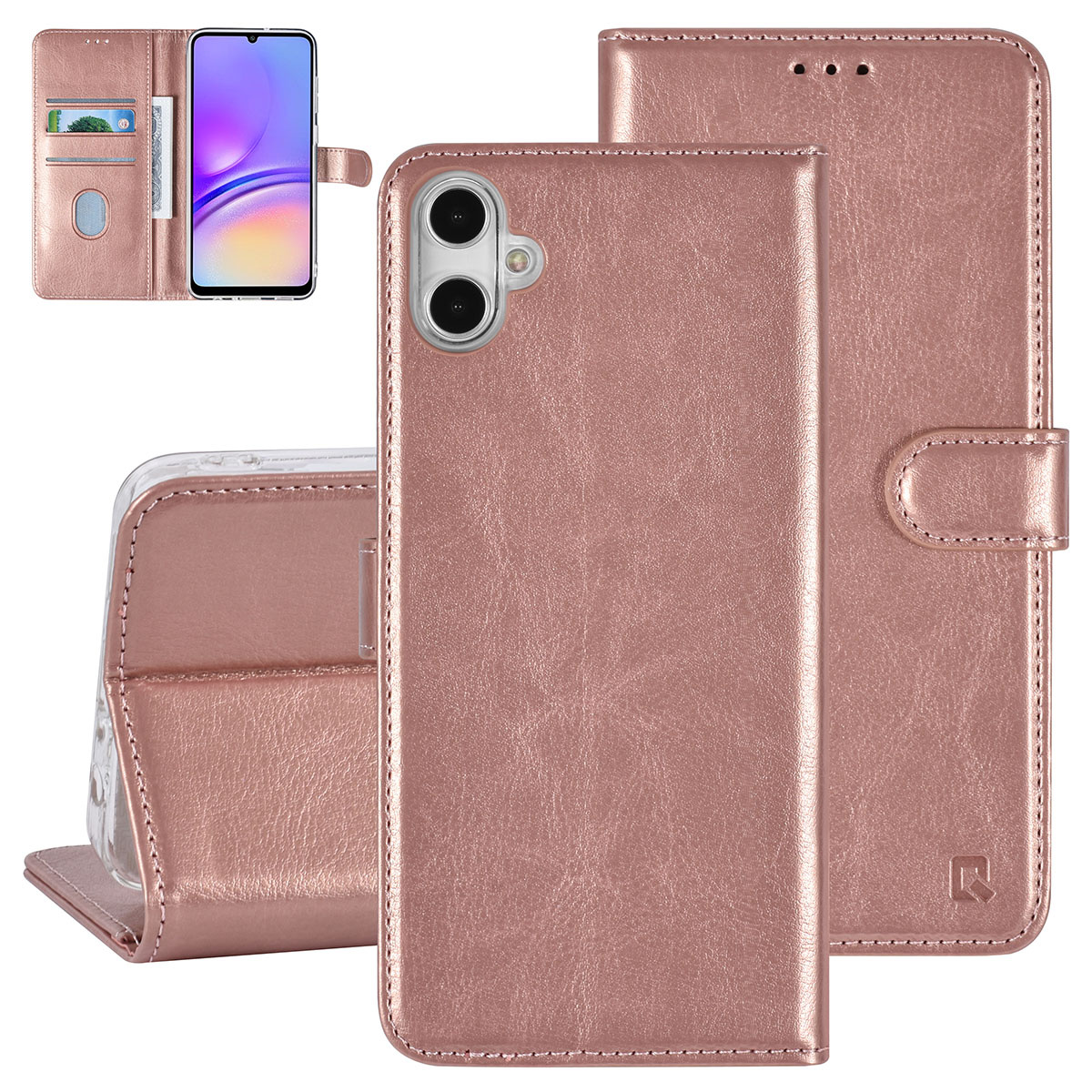 UNIQ Accessory UNIQ Accessory Galaxy A05 Book Case hoesje Pasjeshouder - Rose Gold