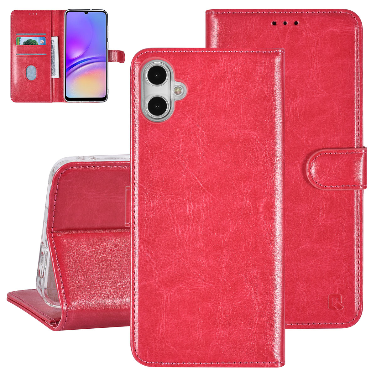 UNIQ Accessory UNIQ Accessory Galaxy A05 Book Case hoesje Pasjeshouder - Felroze