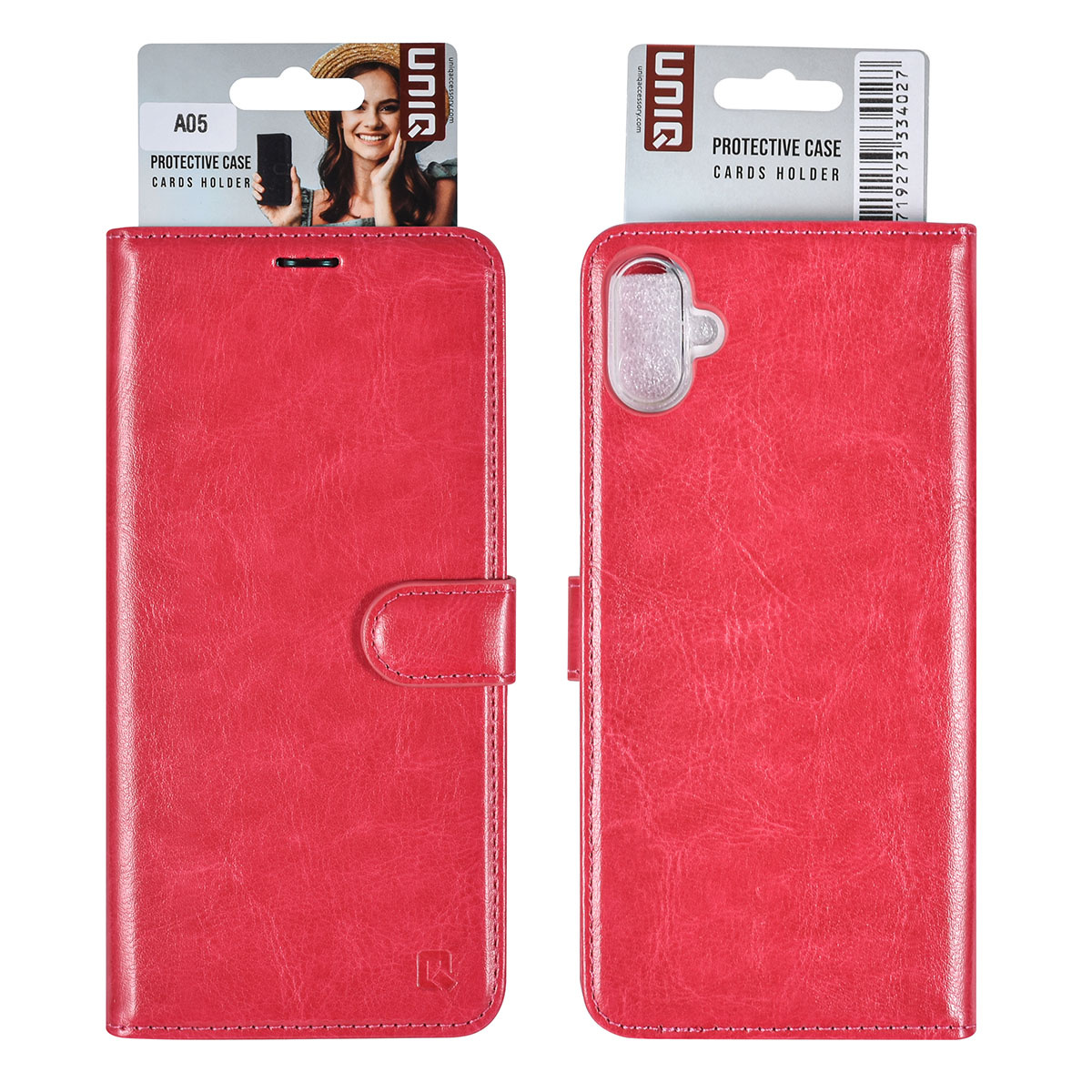 UNIQ Accessory UNIQ Accessory Galaxy A05 Book Case hoesje Pasjeshouder - Felroze, foto 5 van 6
