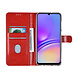UNIQ Accessory UNIQ Accessory Galaxy A05 Book Case hoesje Pasjeshouder - Rood UNIQ Accessory UNIQ Accessory Galaxy A05 Book Case hoesje Pasjeshouder - Rood