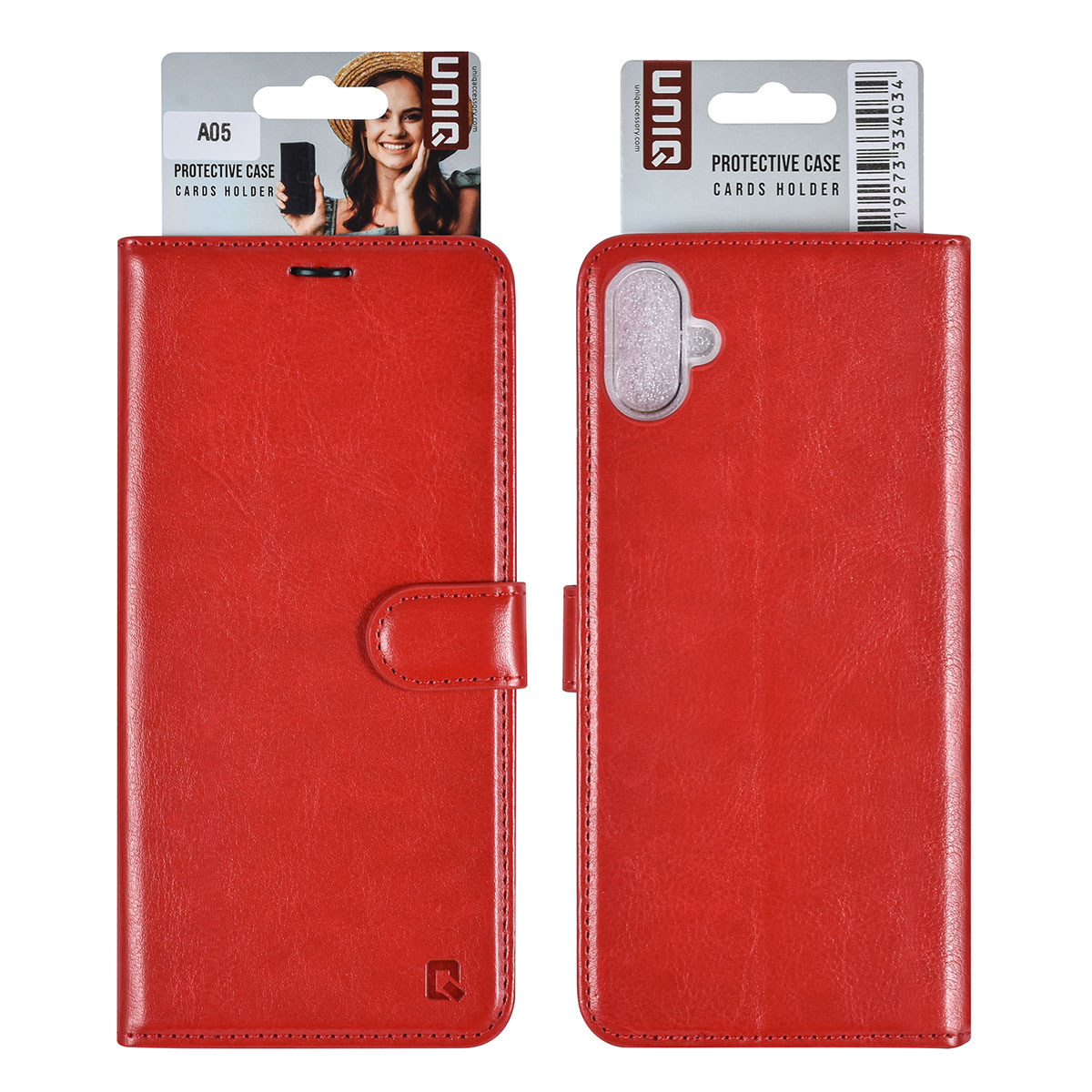 UNIQ Accessory UNIQ Accessory Galaxy A05 Book Case hoesje Pasjeshouder - Rood, foto 5 van 6