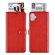 UNIQ Accessory UNIQ Accessory Galaxy A05 Book Case hoesje Pasjeshouder - Rood UNIQ Accessory UNIQ Accessory Galaxy A05 Book Case hoesje Pasjeshouder - Rood