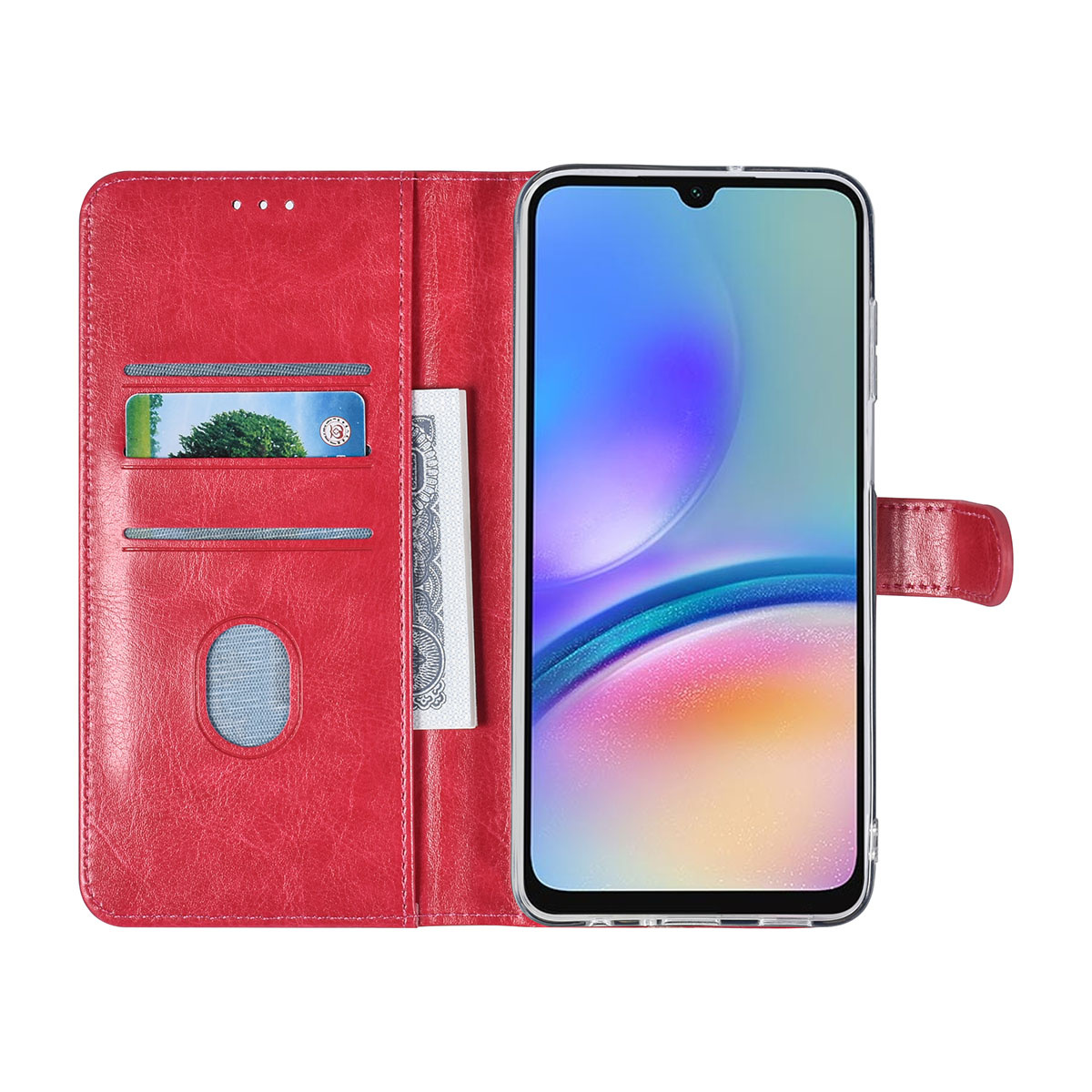 UNIQ Accessory UNIQ Accessory Galaxy A05S Book Case hoesje Pasjeshouder - Felroze, foto 4 van 6