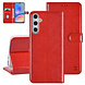 UNIQ Accessory UNIQ Accessory Galaxy A05S Book Case hoesje Pasjeshouder - Rood UNIQ Accessory UNIQ Accessory Galaxy A05S Book Case hoesje Pasjeshouder - Rood