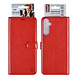 UNIQ Accessory UNIQ Accessory Galaxy A05S Book Case hoesje Pasjeshouder - Rood UNIQ Accessory UNIQ Accessory Galaxy A05S Book Case hoesje Pasjeshouder - Rood