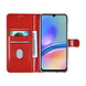UNIQ Accessory UNIQ Accessory Galaxy A05S Book Case hoesje Pasjeshouder - Rood UNIQ Accessory UNIQ Accessory Galaxy A05S Book Case hoesje Pasjeshouder - Rood
