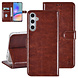 UNIQ Accessory UNIQ Accessory Galaxy A05S Book Case hoesje Pasjeshouder - Bruin UNIQ Accessory UNIQ Accessory Galaxy A05S Book Case hoesje Pasjeshouder - Bruin