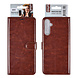 UNIQ Accessory UNIQ Accessory Galaxy A05S Book Case hoesje Pasjeshouder - Bruin UNIQ Accessory UNIQ Accessory Galaxy A05S Book Case hoesje Pasjeshouder - Bruin
