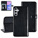 UNIQ Accessory UNIQ Accessory Galaxy A15 5G Book Case hoesje Pasjeshouder - Zwart UNIQ Accessory UNIQ Accessory Galaxy A15 5G Book Case hoesje Pasjeshouder - Zwart